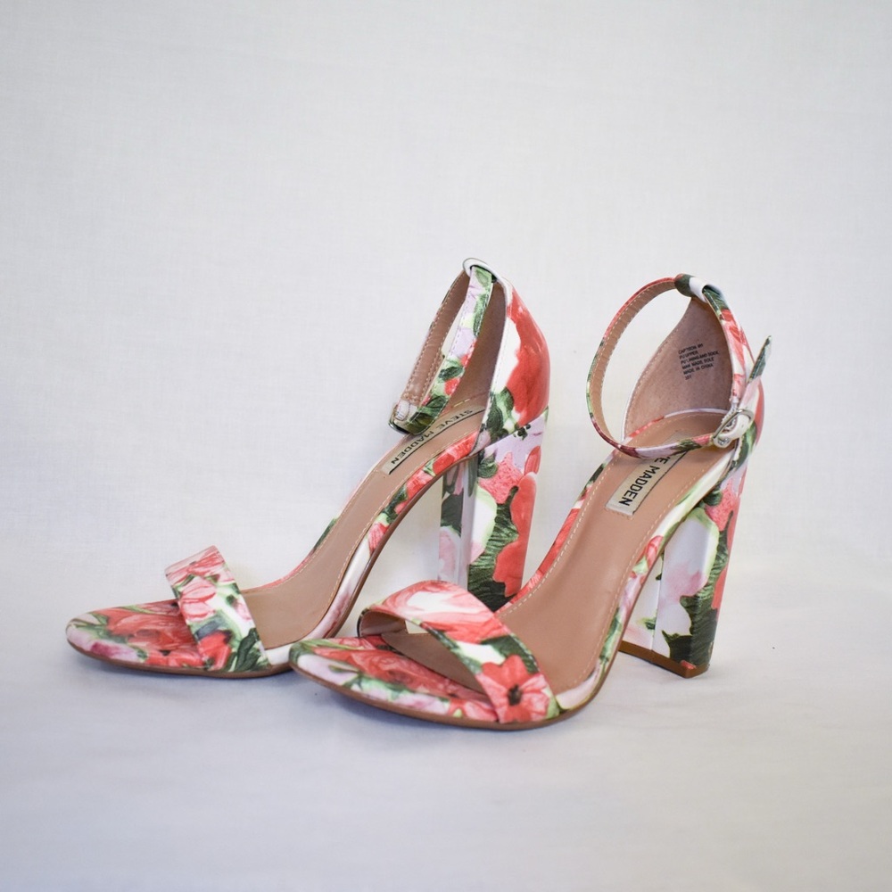 Steve Madden Floral Heels